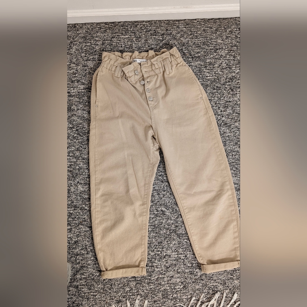 Zara paperbag jeans